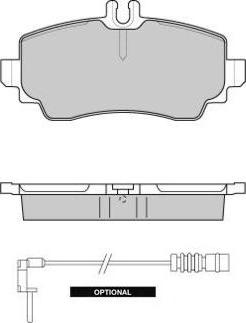 E.T.F. 12-0763 - Гальмівні колодки, дискові гальма autozip.com.ua