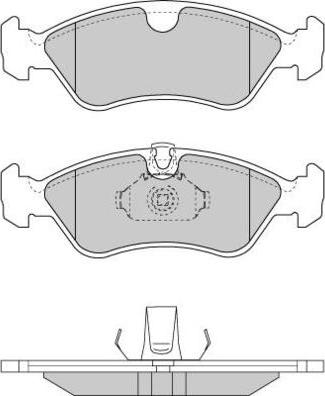 E.T.F. 12-0704 - Гальмівні колодки, дискові гальма autozip.com.ua