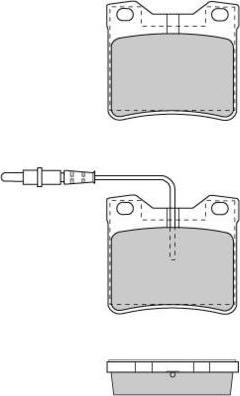 E.T.F. 12-0705 - Гальмівні колодки, дискові гальма autozip.com.ua