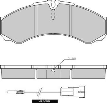 E.T.F. 12-0706 - Гальмівні колодки, дискові гальма autozip.com.ua