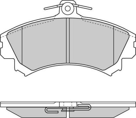 E.T.F. 12-0702 - Гальмівні колодки, дискові гальма autozip.com.ua