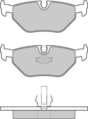 E.T.F. 12-0710 - Гальмівні колодки, дискові гальма autozip.com.ua