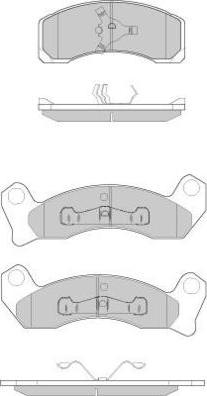 E.T.F. 12-0780 - Гальмівні колодки, дискові гальма autozip.com.ua