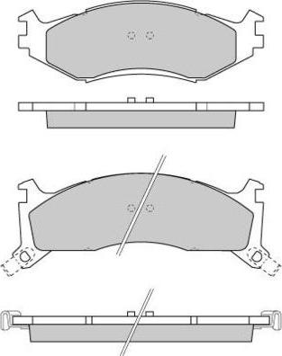 E.T.F. 12-0739 - Гальмівні колодки, дискові гальма autozip.com.ua