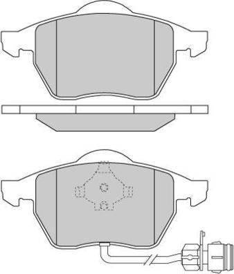 E.T.F. 12-0733 - Гальмівні колодки, дискові гальма autozip.com.ua