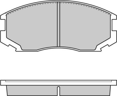 BENDIX 572441B - Гальмівні колодки, дискові гальма autozip.com.ua