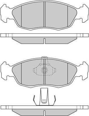 E.T.F. 12-0729 - Гальмівні колодки, дискові гальма autozip.com.ua