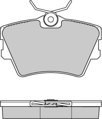 HELLA T5089 - Гальмівні колодки, дискові гальма autozip.com.ua