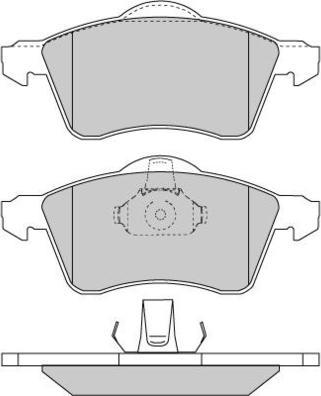 E.T.F. 12-0723 - Гальмівні колодки, дискові гальма autozip.com.ua