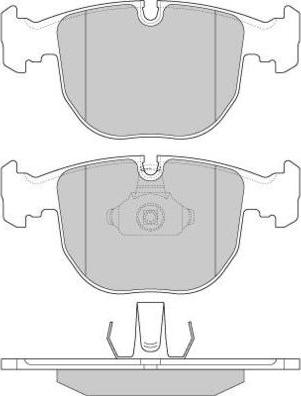 E.T.F. 12-0774 - Гальмівні колодки, дискові гальма autozip.com.ua