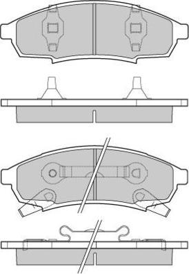 BENDIX MKD376 - Гальмівні колодки, дискові гальма autozip.com.ua