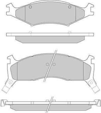 E.T.F. 12-0772 - Гальмівні колодки, дискові гальма autozip.com.ua