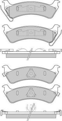 E.T.F. 12-0777 - Гальмівні колодки, дискові гальма autozip.com.ua