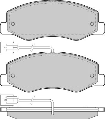 E.T.F. 12-1440 - Гальмівні колодки, дискові гальма autozip.com.ua