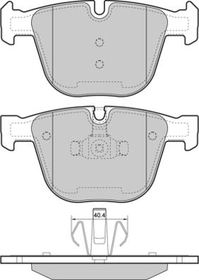 E.T.F. 12-1448 - Гальмівні колодки, дискові гальма autozip.com.ua