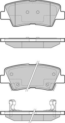 E.T.F. 12-1456 - Гальмівні колодки, дискові гальма autozip.com.ua