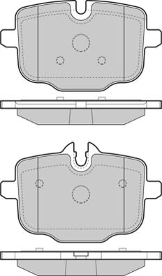 E.T.F. 12-1450 - Гальмівні колодки, дискові гальма autozip.com.ua