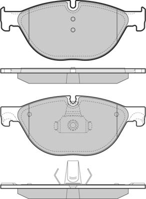 E.T.F. 12-1451 - Гальмівні колодки, дискові гальма autozip.com.ua