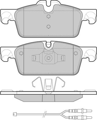 E.T.F. 12-1464 - Гальмівні колодки, дискові гальма autozip.com.ua