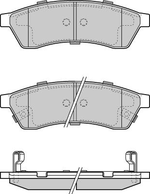 Wagner WBP24744Y - Гальмівні колодки, дискові гальма autozip.com.ua