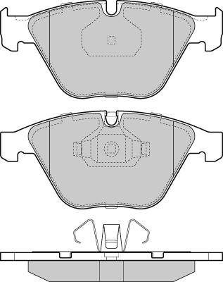 E.T.F. 12-1403 - Гальмівні колодки, дискові гальма autozip.com.ua