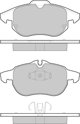 E.T.F. 12-1402 - Гальмівні колодки, дискові гальма autozip.com.ua