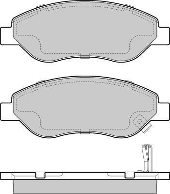 E.T.F. 12-1407 - Гальмівні колодки, дискові гальма autozip.com.ua