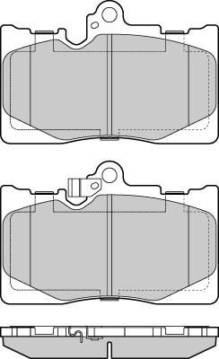 Akebono AN-731WKE - Гальмівні колодки, дискові гальма autozip.com.ua