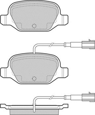 Magneti Marelli 363700202108 - Гальмівні колодки, дискові гальма autozip.com.ua