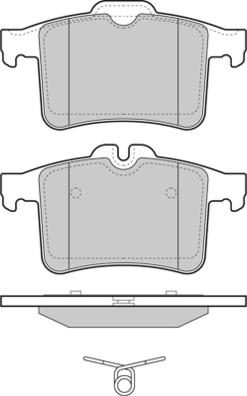 E.T.F. 12-1484 - Гальмівні колодки, дискові гальма autozip.com.ua