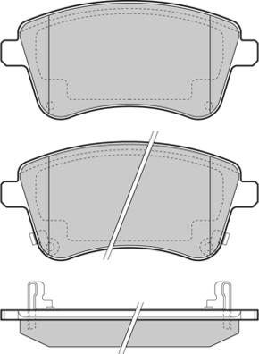 E.T.F. 12-1486 - Гальмівні колодки, дискові гальма autozip.com.ua