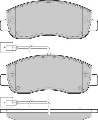 E.T.F. 12-1439 - Гальмівні колодки, дискові гальма autozip.com.ua