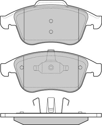 E.T.F. 12-1431 - Гальмівні колодки, дискові гальма autozip.com.ua