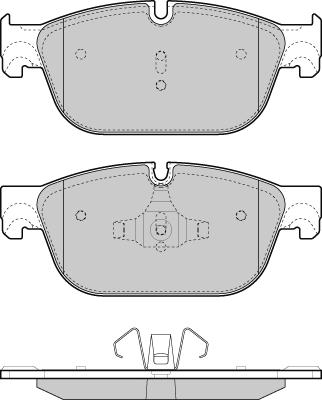 E.T.F. 12-1432 - Гальмівні колодки, дискові гальма autozip.com.ua