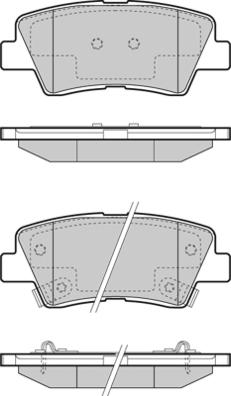 E.T.F. 12-1471 - Гальмівні колодки, дискові гальма autozip.com.ua