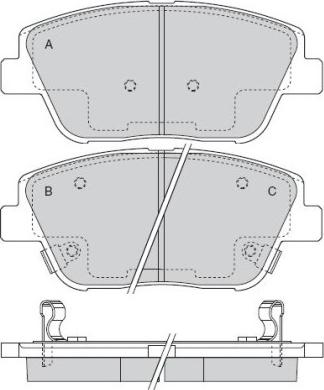 Lucas Diesel GDB3540 - Гальмівні колодки, дискові гальма autozip.com.ua