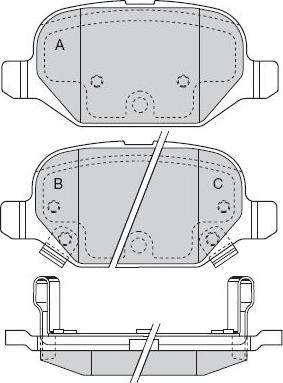 E.T.F. 12-1550 - Гальмівні колодки, дискові гальма autozip.com.ua