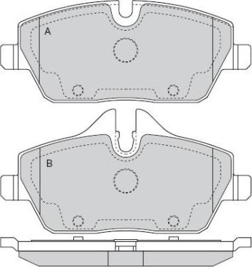 Triscan 0 986 494 813 - Гальмівні колодки, дискові гальма autozip.com.ua