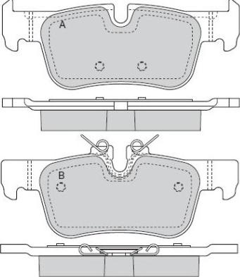 Japanparts JPP0103 - Гальмівні колодки, дискові гальма autozip.com.ua