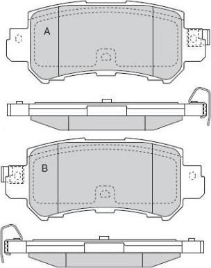 ATE LD5664 - Гальмівні колодки, дискові гальма autozip.com.ua