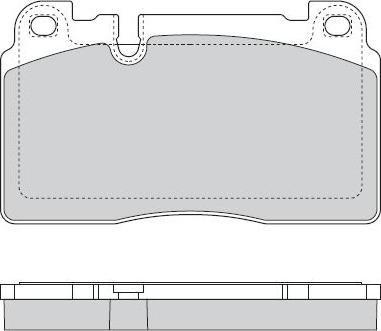 E.T.F. 12-1573 - Гальмівні колодки, дискові гальма autozip.com.ua