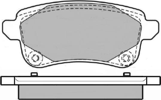 E.T.F. 12-1690 - Гальмівні колодки, дискові гальма autozip.com.ua