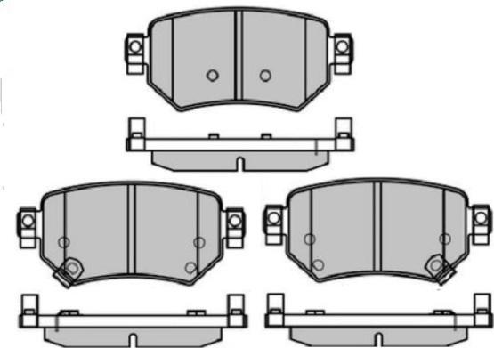 E.T.F. 12-1698 - Гальмівні колодки, дискові гальма autozip.com.ua