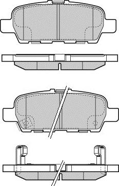 E.T.F. 12-1692 - Гальмівні колодки, дискові гальма autozip.com.ua