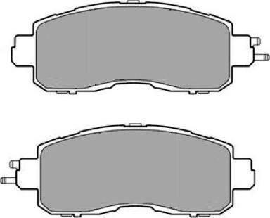 Roulunds Rubber 218683 - Гальмівні колодки, дискові гальма autozip.com.ua