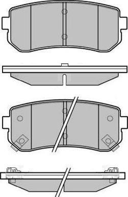 E.T.F. 12-1640 - Гальмівні колодки, дискові гальма autozip.com.ua