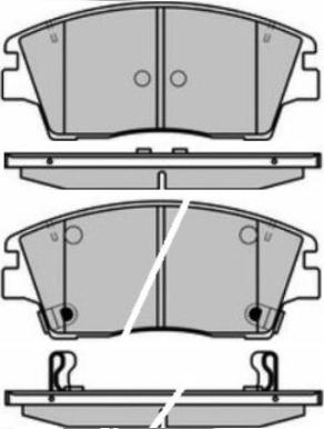 LPR 5P2052 - Гальмівні колодки, дискові гальма autozip.com.ua