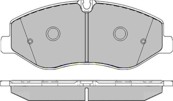 Lucas Electrical GDB2103 - Гальмівні колодки, дискові гальма autozip.com.ua