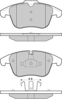 E.T.F. 12-1653 - Гальмівні колодки, дискові гальма autozip.com.ua
