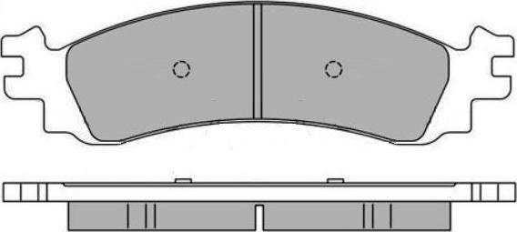 E.T.F. 12-1668 - Гальмівні колодки, дискові гальма autozip.com.ua